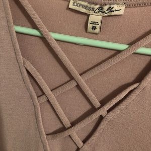 Small tan Express tee good condition hardly worn